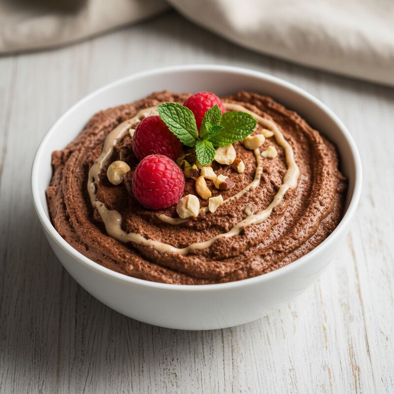 Mousse de Chocolate Proteico